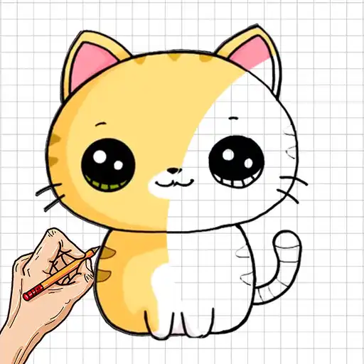Play How to Draw Kawaii animals Drawing Tutorial APK