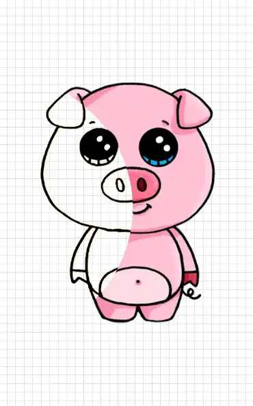 Play How to Draw Kawaii animals Drawing Tutorial as an online game How to Draw Kawaii animals Drawing Tutorial with UptoPlay