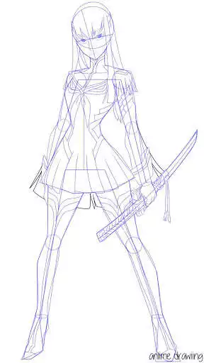 Play How To Draw Kill La Kill as an online game How To Draw Kill La Kill with UptoPlay