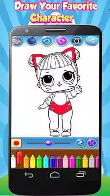 Play How To Draw LOL surprise step by step Dolls