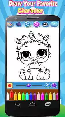 Play How To Draw LOL surprise step by step Dolls