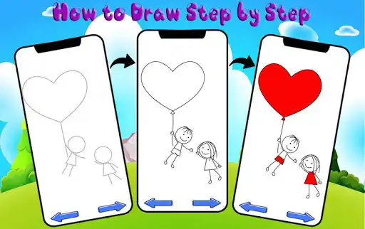 Play How to Draw Love - Learn Drawing as an online game How to Draw Love - Learn Drawing with UptoPlay