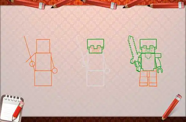 Play How To Draw Minecraft Legos