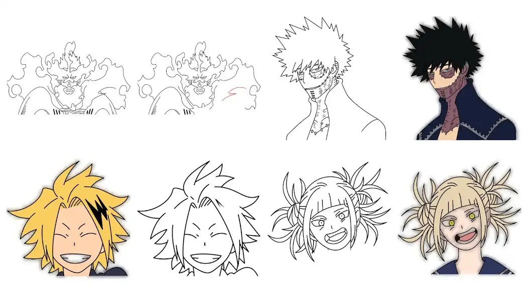 Play How to draw My Academia  and enjoy How to draw My Academia with UptoPlay