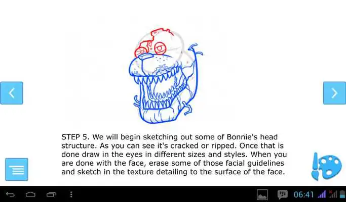 Play How To Draw Nightmare Bonnie FNAF