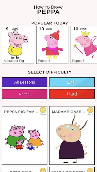 Play How to Draw Pepo easy  and enjoy How to Draw Pepo easy with UptoPlay