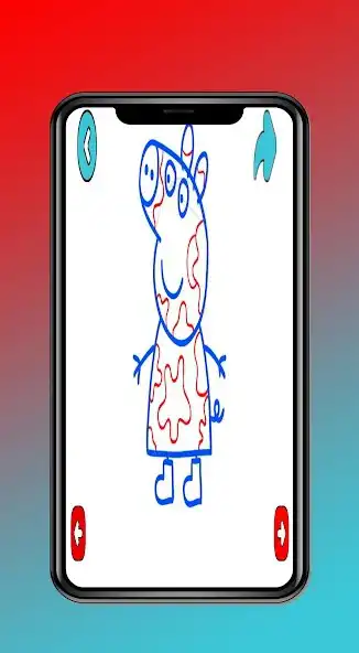 Play How to Draw Peppo Piglet as an online game How to Draw Peppo Piglet with UptoPlay
