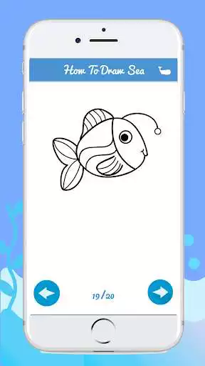 Play APK How to draw Sea  and enjoy How to draw Sea with UptoPlay com.workstation.sawa.howtodrawsea