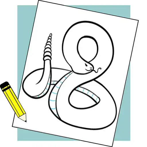 Play How To Draw Snake as an online game How To Draw Snake with UptoPlay