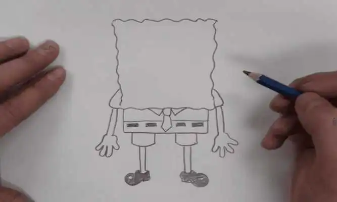 Play How To Draw Spongebob Cartoon Play How To Draw Spongebob Cartoon