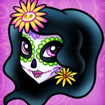Play How To Draw Sugar Skulls