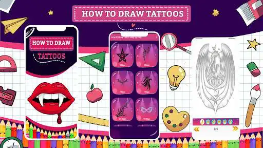 Play How to Draw Tattoos Step by Step  and enjoy How to Draw Tattoos Step by Step with UptoPlay