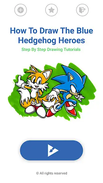 Play How To Draw The Blue Hedgehog as an online game How To Draw The Blue Hedgehog with UptoPlay
