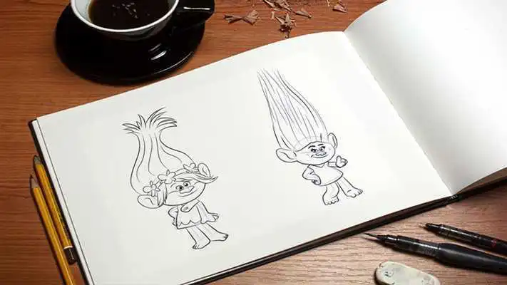 Play How to Draw Trolls easy