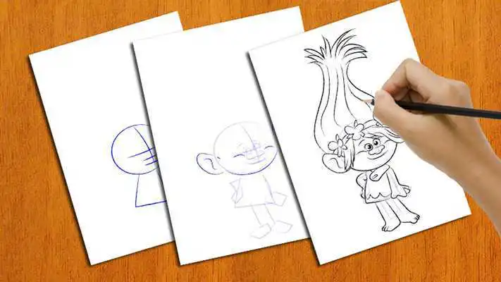 Play How to Draw Trolls easy
