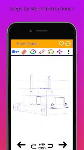 Play How to Draw Truck Step by Step as an online game How to Draw Truck Step by Step with UptoPlay