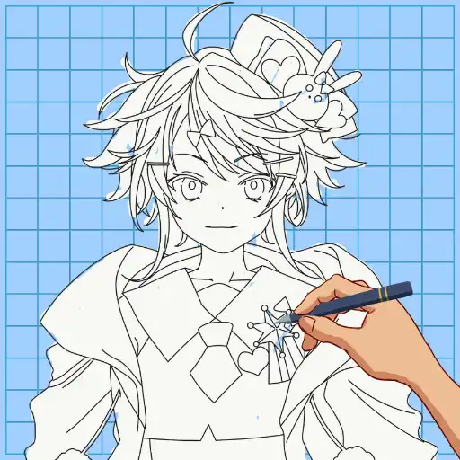 Play how to draw vtubers virtual APK