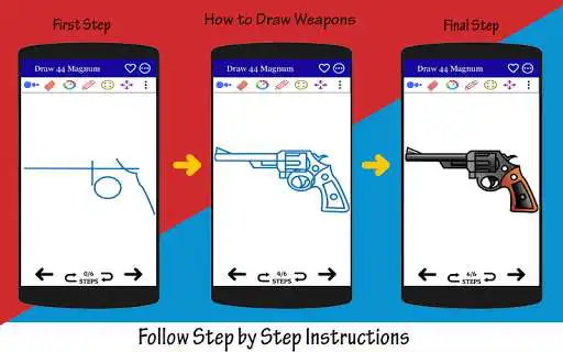 How to Draw Weapons Easily online game with UptoPlay