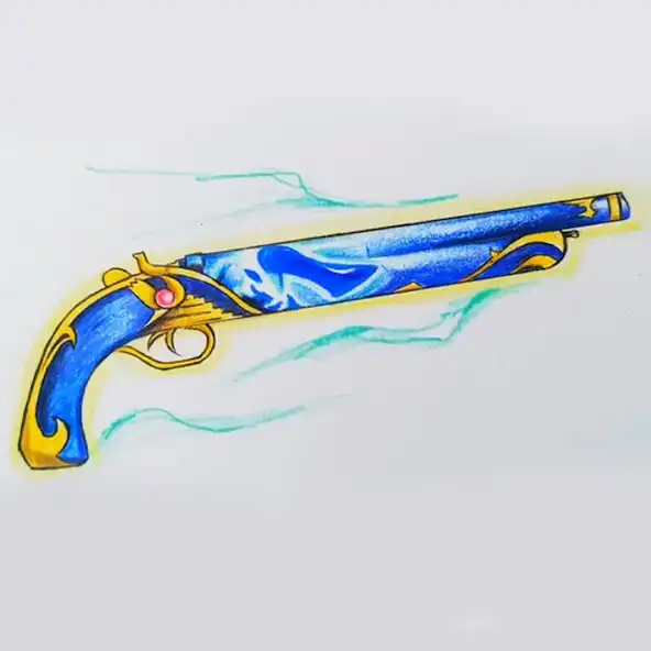 Play How to draw weapons FF as an online game How to draw weapons FF with UptoPlay