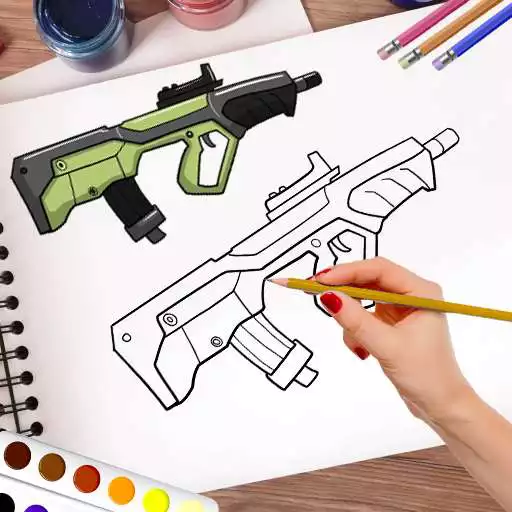 How to draw weapons step by step online game with UptoPlay
