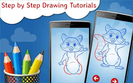 Play How to Draw Wild Animals Step by Step Drawing App as an online game How to Draw Wild Animals Step by Step Drawing App with UptoPlay