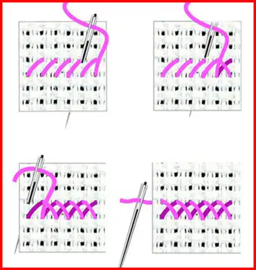 Play How to embroider cross stitch  and enjoy How to embroider cross stitch with UptoPlay