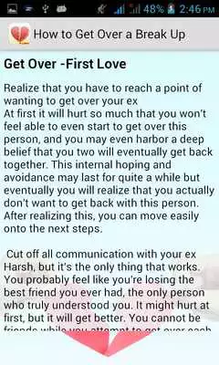 Play How to Get Over a Break Up