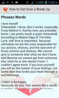 Play How to Get Over a Break Up