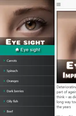 Play How to improve Eyesight using Foods Play How to improve Eyesight using Foods