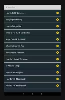 Play How to Know if Someone is Lying Play How to Know if Someone is Lying