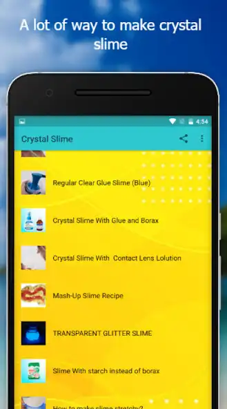 Play How to make crystal slime as an online game How to make crystal slime with UptoPlay