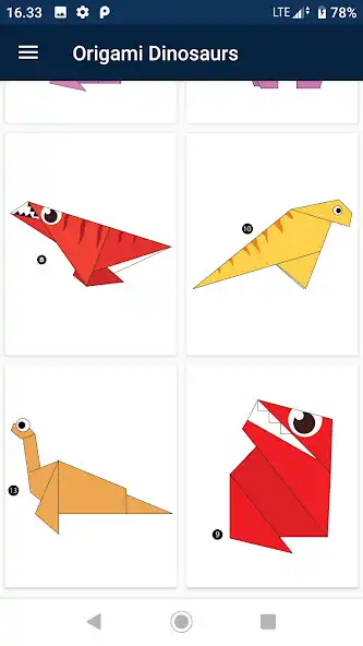 Play How To Make Origami Dinosaurs as an online game How To Make Origami Dinosaurs with UptoPlay