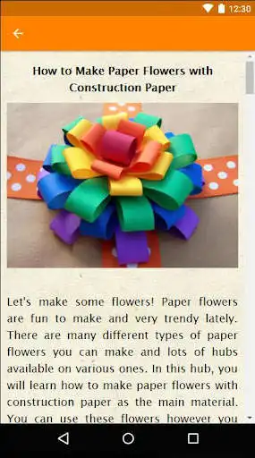 Play How to Make Paper Flowers as an online game How to Make Paper Flowers with UptoPlay