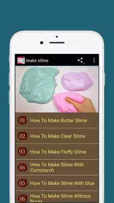 Play how to make slime step by step