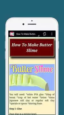Play how to make slime step by step