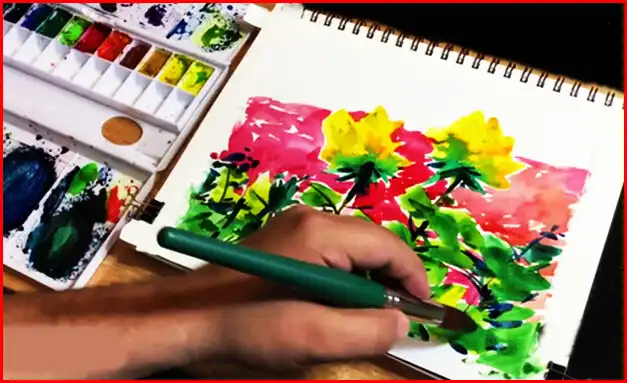 Play How to paint with watercolor  and enjoy How to paint with watercolor with UptoPlay
