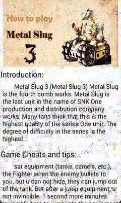 Play How to Play Metal Slug 3