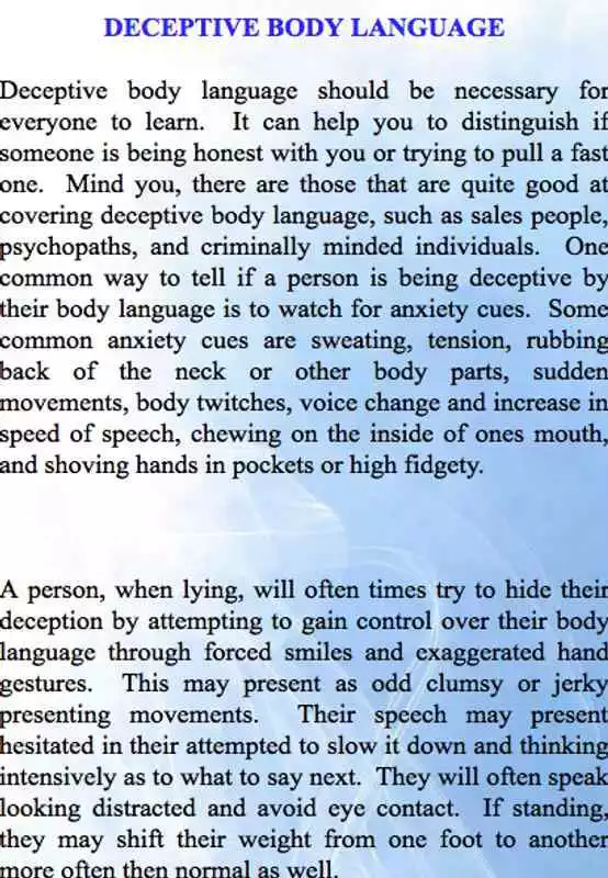 Play HOW TO READ BODY LANGUAGE FAST 2019
