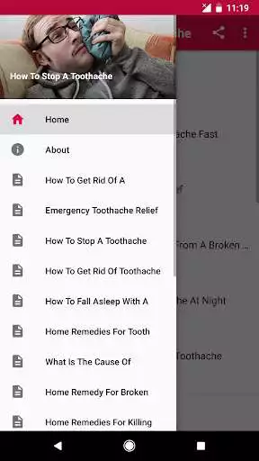 Play APK How To Stop A Toothache  and enjoy How To Stop A Toothache with UptoPlay com.tadapps.how.to.stop.toothache