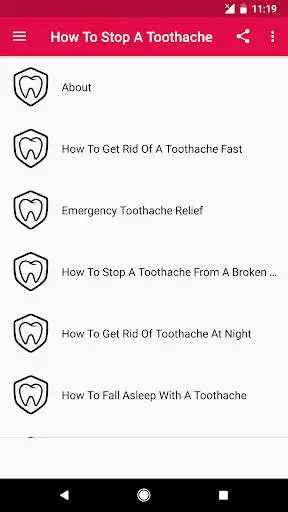 Play APK How To Stop A Toothache  and enjoy How To Stop A Toothache with UptoPlay com.tadapps.how.to.stop.toothache