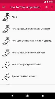 Play How To Treat A Sprained Ankle