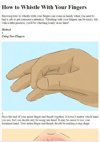 Play How to Whistle With Fingers  and enjoy How to Whistle With Fingers with UptoPlay