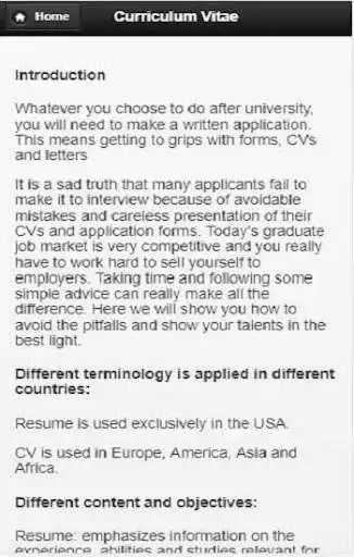 Play How To Write A CV