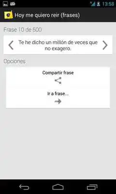 Play Hoy me quiero reir (frases)
