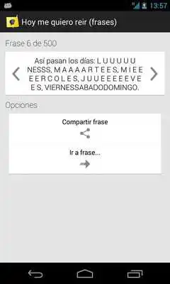 Play Hoy me quiero reir (frases)
