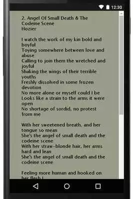 Play Hozier Hits Paroles