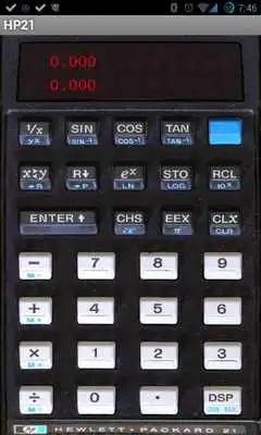 Play HP21 scientific RPN calculator