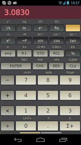 Play HP-45 scientific calculator  and enjoy HP-45 scientific calculator with UptoPlay