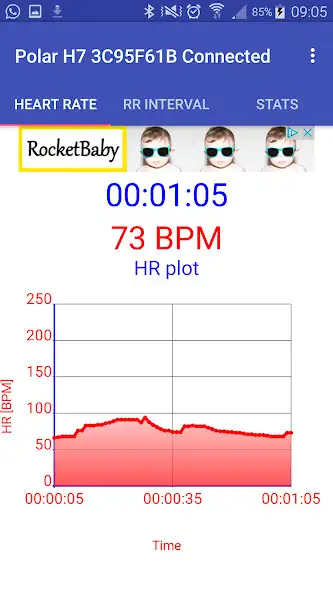 Play HR & HRV Logger for Polar and TICKR heart monitor  and enjoy HR & HRV Logger for Polar and TICKR heart monitor with UptoPlay