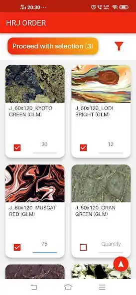 Play HRJ Tile Sales Orders Booking as an online game HRJ Tile Sales Orders Booking with UptoPlay